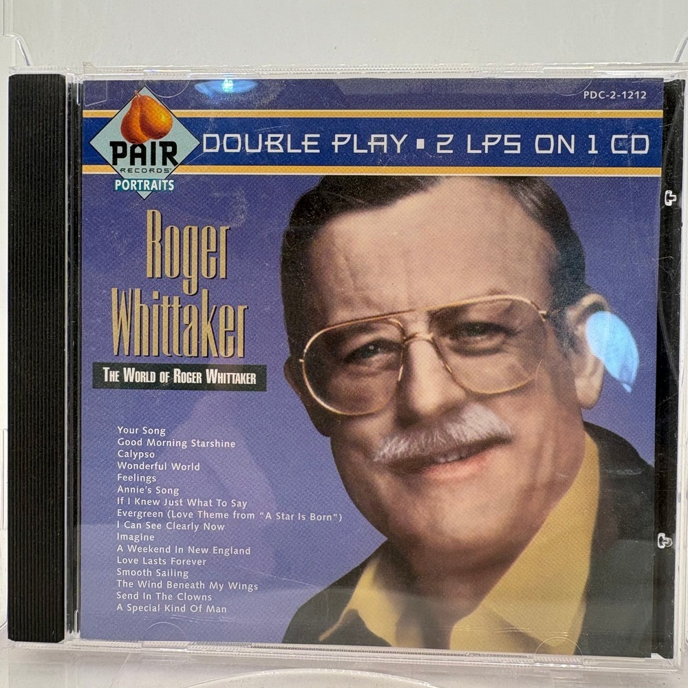 Roger Whittaker The World of Roger Whittaker CD 1996 Pair Records PDC-2-1212